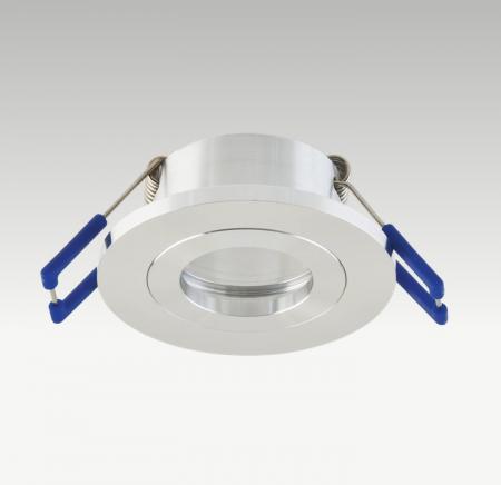 EVN 350014 Deckeneinbauleuchte rund Aluminium GZ4 12 V AC/DC max. 35 W für Innenbereiche Einbaudurchmesser 47 mm