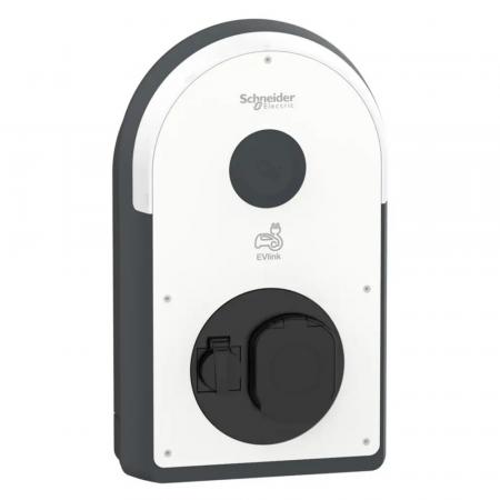 SCHNEIDER ELECTRIC EVB3S22N40FM EVlink Pro AC 22 kW Wallbox Typ 2 + Schuko MID NFC/RFID
