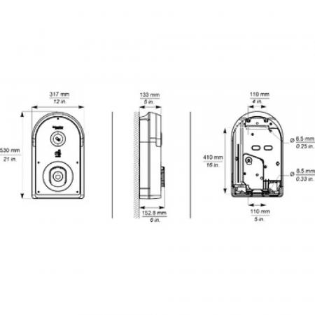 SCHNEIDER ELECTRIC EVB3S22N40FM EVlink Pro AC 22 kW Wallbox Typ 2 + Schuko MID NFC/RFID