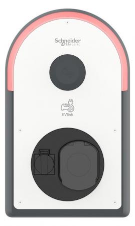 SCHNEIDER ELECTRIC EVB3S22N4FB EVlink Pro AC Wallbox 22 kW Typ 2 + Schuko FI Typ B-EV RFID IP54