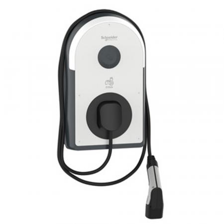 SCHNEIDER ELECTRIC EVB3S22NC0M EVlink Pro AC Wallbox 22 kW T2 Kabel 5 m MID IP55 IK10 NFC/RFID