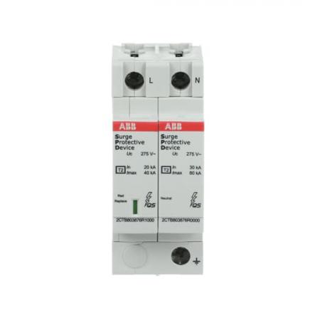 ABB OVR T2 1N 40-275 P QS SPD Typ 2 für 230/400V TT-1Phasig 1P+N, Imax 40kA, In 20kA, Up 1, 25kV