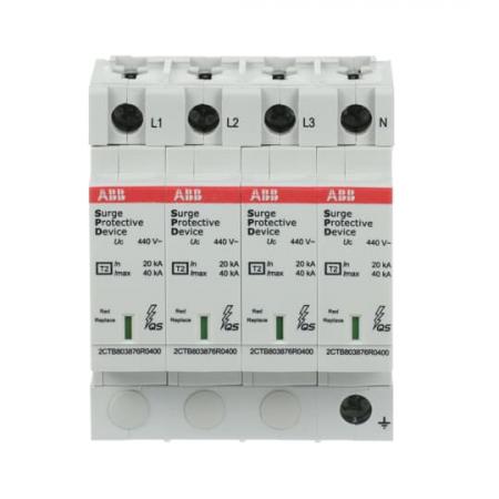 ABB OVR T2 4L 40-440 P QS SPD T2 4-polig, Uc 440V, TNS Überspannungsschutz Typ 2