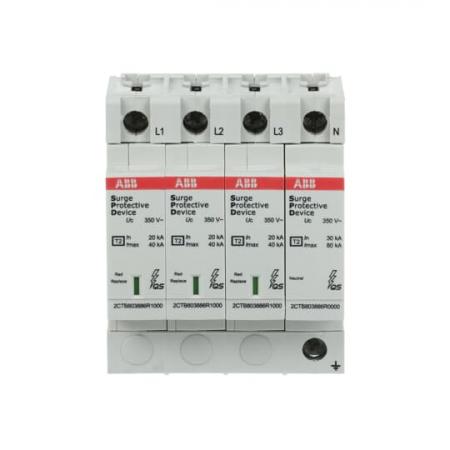 ABB OVR T2 3N 40-350 P QS SPD Typ 2 für 230/400 V TT-3Ph. + TN-S 3P+N, Imax 40kA, In 20kA, Up 1, 5kV