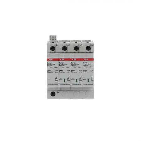 ABB OVR T2 N3 40-275 P TS QS SPD Typ 2 für 230/400V TT-3Ph. + TN-S N+3P, Imax 40kA, In 20kA, Up 1, 25kV, TS Telesignal