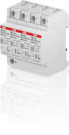 ABB OVR T2-T3 N3 20-440 P QS SPD Typ 2 für 400/690 V TT-3Ph. + TN-S N+3P, Imax 20kA, In 5kA, Up 1, 4kV