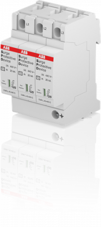 ABB OVR T2 3L 40-440 P QS SPD Typ 2 für 400/690 V TN-C 3P, Imax 40kA, In 20kA, Up 1, 8kV