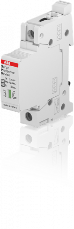 ABB OVR T1-T2 12.5-275s P TS QS Kombi-Ableiter T1-T2 12.5kA/Pol, 1-polig Uc 275 V, Up 1, 3 kV, TS