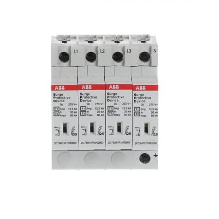 ABB OVR T1-T2 4L 12.5-275s P QS Kombi-Ableiter T1-T2 12.5kA/Pol, TNS 4+0, Uc 275 V, Up 1, 1 kV