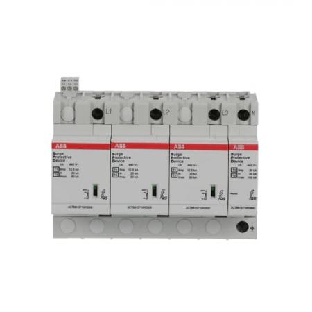 ABB OVR T1-T2 3N 12.5-440s P TS QS Kombi-Ableiter T1-T2 12.5kA/Pol, TT/TNS 3+N, Uc 440V, Up 1, 8 kV, TS