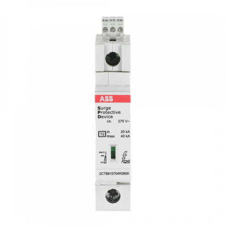 ABB OVR T2 40-275s P TS QS SPD T2 mit Reserve-Varistor 230/400 V 1-polig Imax 40kA, In 20kA, Up 1, 5kV, Telesignal