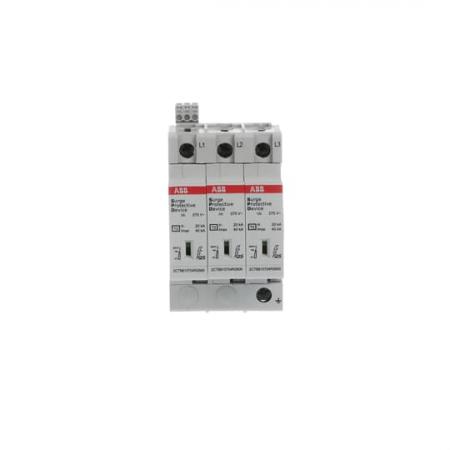 ABB OVR T2 3L 40-275s P TS QS SPD T2 mit Reserve-Var. 230/400 V TNC 3P 3P, Imax 40kA, In 20kA, Up 1, 5kV, TS