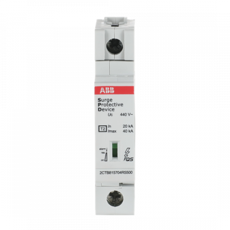 ABB OVR T2 40-440s P QS SPD T2 mit Reserve-Varistor 400/690 V 1P Imax 40kA, In 20kA, Up 2, 0kV