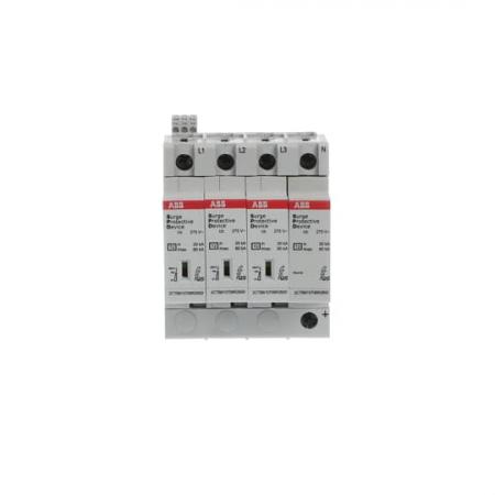 ABB OVR T2 3N 80-275s P TS QS SPD T2 mit Reserve-Varistor 230/400 V TT/TNS 3P 3P+N, Imax 80kA, In 30kA, Up 1, 8kV, TS