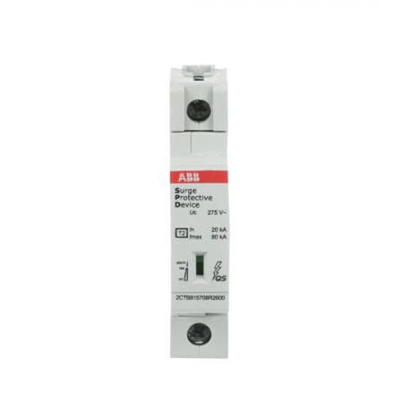 ABB OVR T2 80-275s P QS SPD T2 mit Reserve-Varistor 230/400 V 1-polig Imax 80kA, In 30kA, Up 1, 8kV