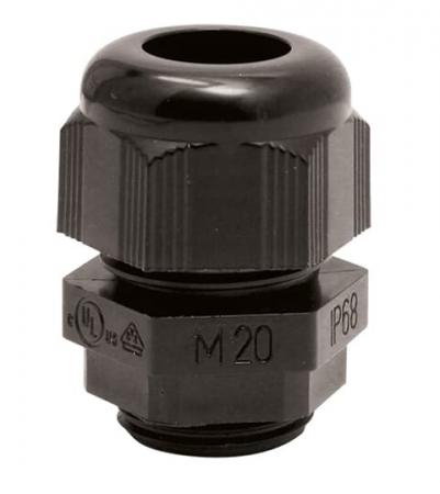 ABB F8022500 SIB-TEC Kabelverschraubung M25, Schwarz, PA6, Ø9-18mm