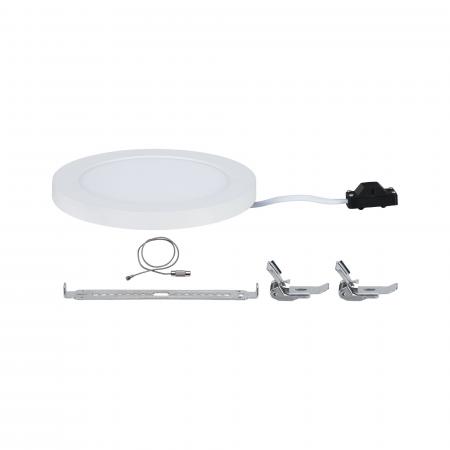 Paulmann 3726 Einbauleuchte Cover-it Panel rund LED 12W/1400lm 160mm 3000K Weiß