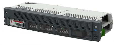 ABB XRG00-50/5-4P-MOT-EFM Sicherungslasttrennschalter 4-polig mit Motor und Si-Überwachung NH00 Phasenabstand 50 mm 2 fach Unterbr. für Al/Cu Anschluss geeignet