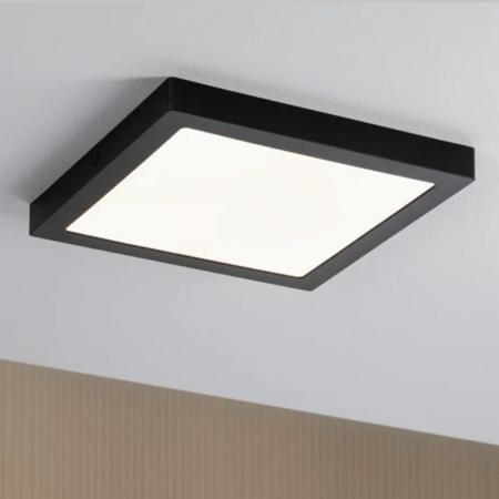 Paulmann 70985 WallCeiling Abia LED-Panel 300x300mm 22W Schwarz matt Kunststoff