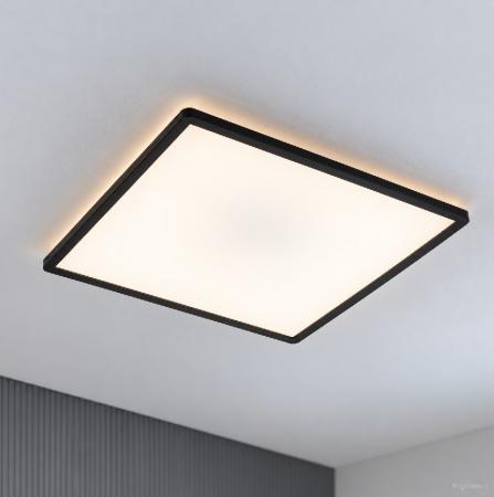 Paulmann 71002 Ultra flache eckige Deckenleuchte Atria Shine Backlight Technik 42cm