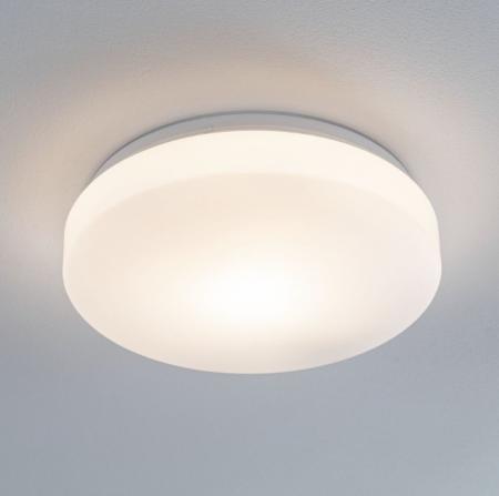 Badezimmer HomeSpa LED-Deckenleuchte von Paulmann weiß mattiert blendfrei Axin IP44 Ø26cm 78898