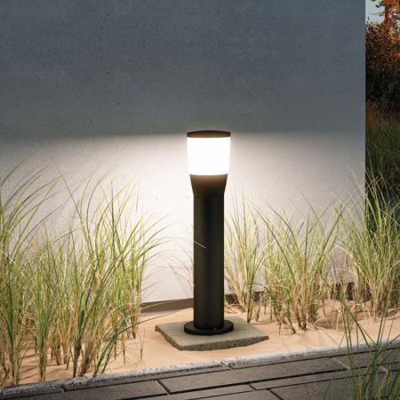 Paulmann 94741 LED Pollerleuchte E14 Bako modern seewasserresistent Spritzwasser geschützt 500mm max. 20W Anthrazit Aluminium