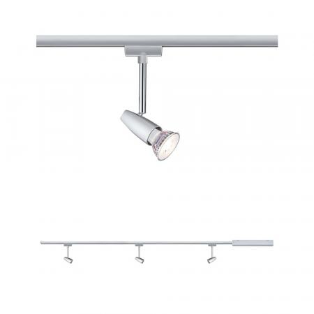 Paulmann 95459 URail Set Barelli max 3x10W GU10 Chrom/Chrom 1m