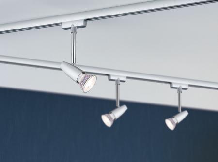Paulmann 95459 URail Set Barelli max 3x10W GU10 Chrom/Chrom 1m