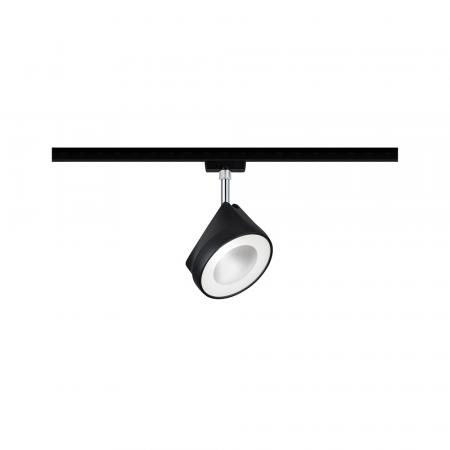 Paulmann 96942 URail Spot Arena 1x15W schwarz matt/ chrom 230V Metall 4000K dimmbar