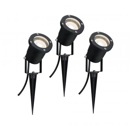 3er-Set LED Special Line Garden Gartenspots Erdspießleuchten Paulmann 98897
