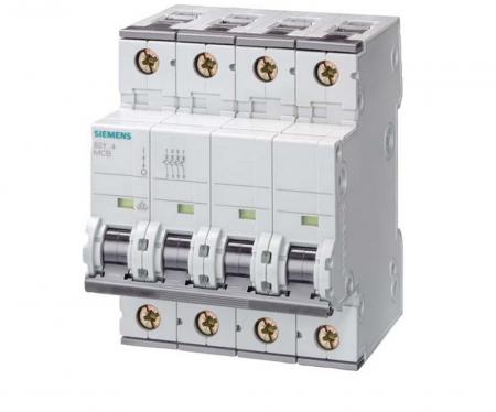 Siemens SENTRON Leitungsschutz Schalter 5SY6410-7 10A C-Charakteristik 4-polig 6kA 400V