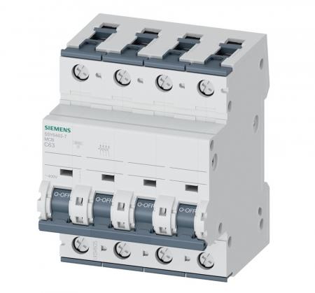 SIEMENS Leitungsschutz Schalter 5SY6463-7 SENTRON C63A 4-polig 400V 6kA Sicherungsautomat