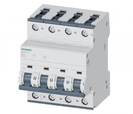 SIEMENS Leitungsschutz Schalter 5SY6450-7 SENTRON C50A 4-polig 400V 6kA Sicherungsautomat