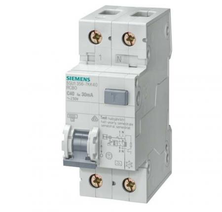 Siemens SENTRON FI/LS-Schalter 5SU1656-7KK32 1P+N Typ A C32A 300mA 230V 6kA