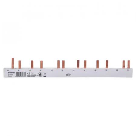 SIEMENS Stiftsammelschiene 5ST3623 10mm² 1-phasig+N berührungssicher für SENTRON Schutzgeräte