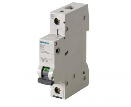 SIEMENS Leitungs - Schutzschalter SENTRON 5SL6106-7 6A C-Charakteristik 1-polig 230/400V 6kA