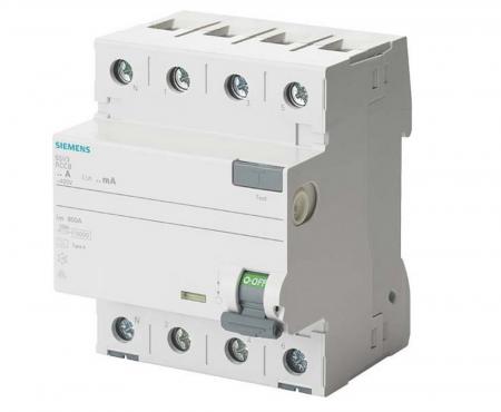 Siemens SENTRON FI-Schutzschalter 5SV3342-6KL 4-polig Typ A 25A 30mA 400V N-links