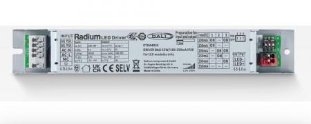 Radium OTDA4030 DALI-Treiber DC 15W 100-350mA 16-42V DALI dimmbar IP20