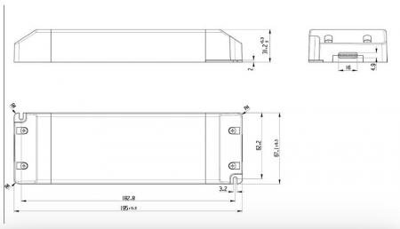 Radium LED Strip DRIVER 200W DC 24V, 8330mA, Konstantspannung, nicht dimmbar, IP20, Art.-Nr. OTNA4375