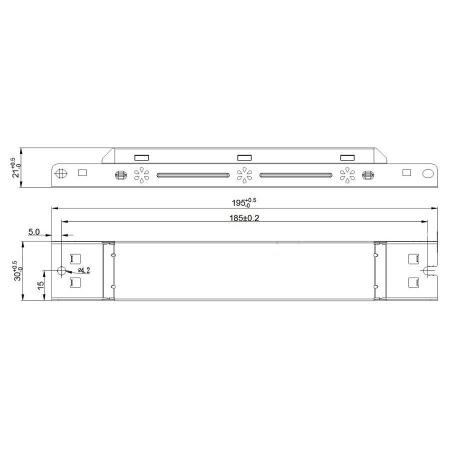 Radium LED-Treiber OTNA4436 40W 200–350mA IP20, Konstantstrom für DC-LED-Lampen und -Module