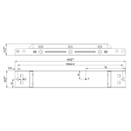 Radium LED-Treiber 80W 200–350mA IP20 Konstantstrom, nicht dimmbar – OTNA4438