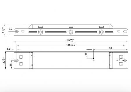 Radium DALI LED-Treiber DC 37W 200–350mA 46–185V DALI-2 Push-Dim IP20 – OTDA4439