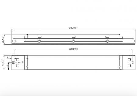 Radium DALI-Treiber OTDA4441 75W 200–350mA, DALI-2 DT6, Push-Dim, IP20