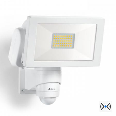 STEINEL LS 300 S Außenwandstrahler mit Sensor in Weiß 29,5W
