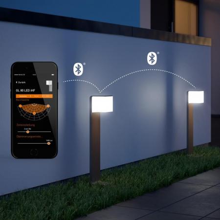 STEINEL GL 80 C LED-Wegeleuchte Bluetooth-Sensorleuchte