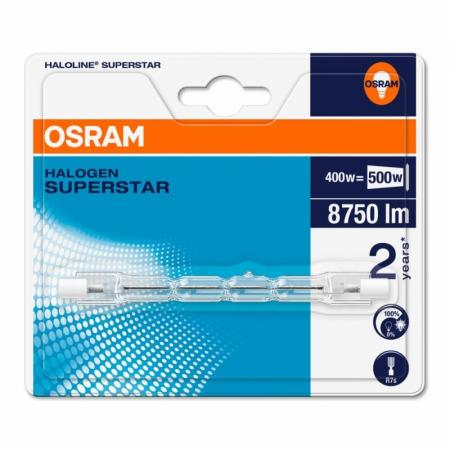 OSRAM HALOLINE SUPERSTAR Halogenstab 400 W 240 V R7s 2900 K Warmweiß 8750 lm 64702