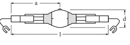 Osram K12s-36 Entladungslampe HQI-TS 2000 W/NDL/S