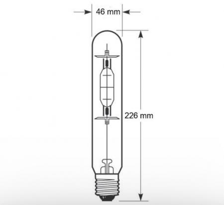 Radium HRI-T 250W 7500 lm 20000K blau E40 klar – Art.-Nr. 32416552