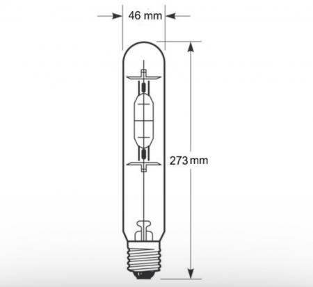 Radium HRI-T 400W 8700 lm 20000K blau E40 klar