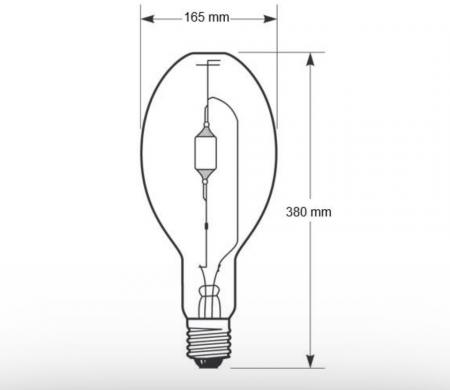 Radium HRI-E 1000W 110000 lm 3900K neutralweiß E40 klar – Art.-Nr. 32416601